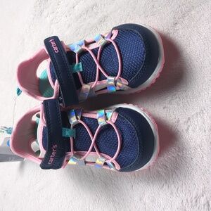 Carter's Kids Blue and Pink -Machine Washable Play Sandals